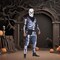 Fortnite Skull Trooper Adult Costume with Jumpsuit Bandana and Mask for Halloween